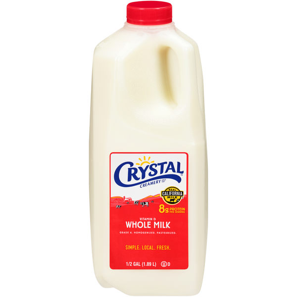 Milk Crystal Creamery Vitamin D Whole Milk hero