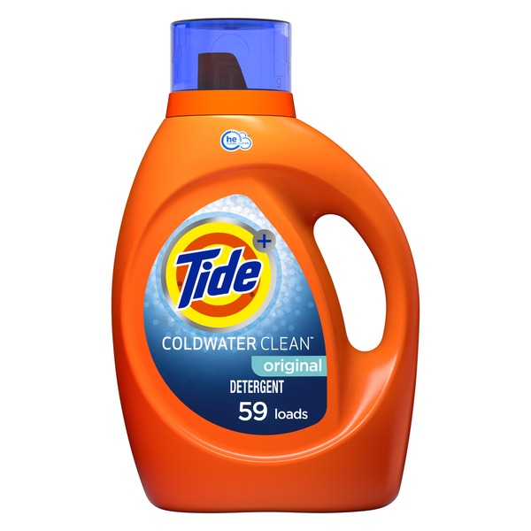 Laundry Tide Coldwater Clean Fresh HE Turbo Clean Liquid Laundry Detergent, 59 loads hero