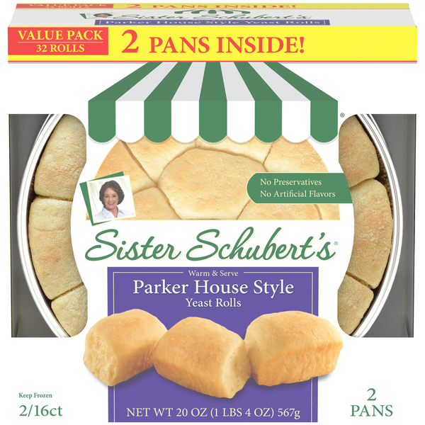 Sister Schubert's Value Pack Parker House Style Yeast Rolls 2 Pans 2 Ea hero