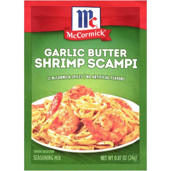 Marinades & Meat Preparation McCormick® Garlic Butter Shrimp Scampi hero