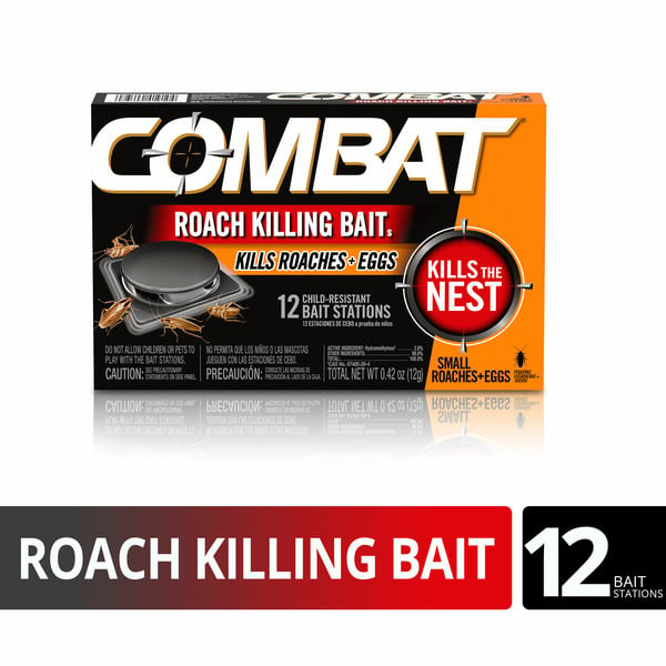 Bug Sprays & Insecticides Combat Roach Killing Bait Stations for Small Roaches hero