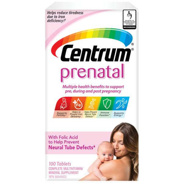 Vitamins & Supplements Centrum Prenatal + Dha hero