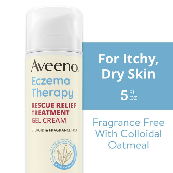 Aveeno Eczema Therapy Rescue Relief Treatment Gel Cream hero