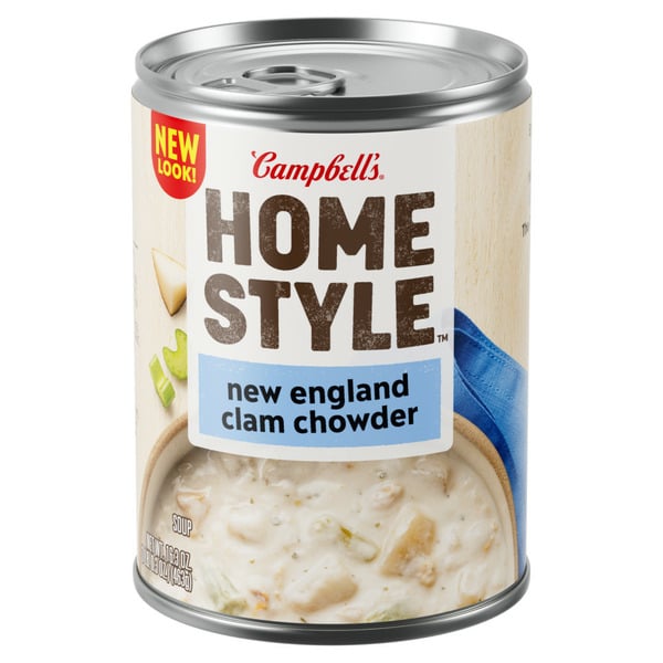 Soup, Broth & Bouillon Campbell's New England Clam Chowder Soup hero