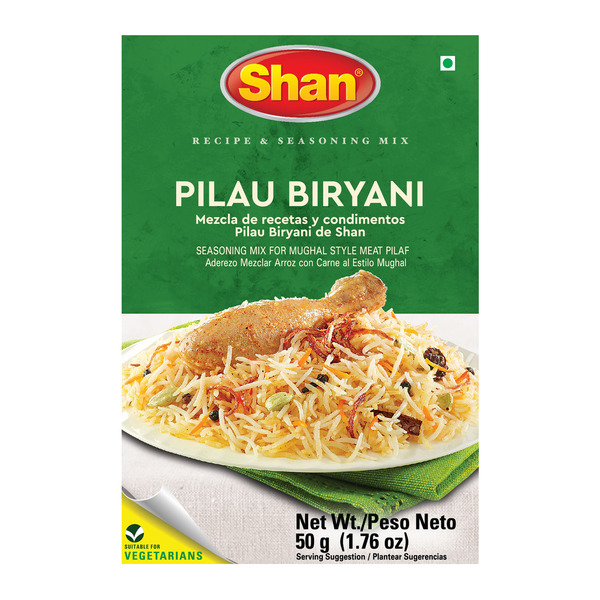 Spices & Seasonings Shan Recipe & Seasoning Mix, Pilau Biryani hero