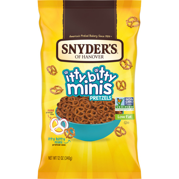 Candy & Chocolate Snyder's of Hanover Itty Bitty Minis Pretzels hero