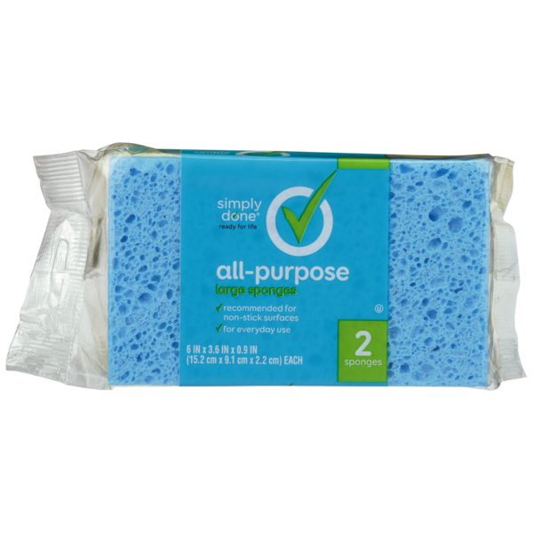 Cleaning Products Simply Done All-Purpose Large Sponges hero