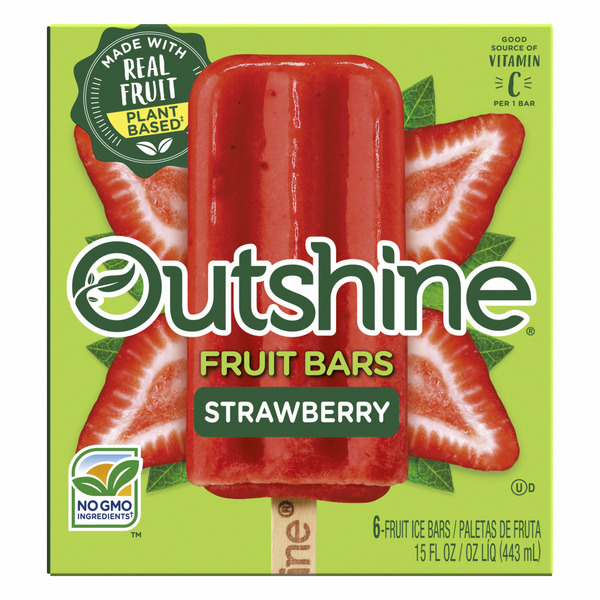 Walmart Outshine Strawberry Frozen Fruit Bars Same-Day Delivery | Instacart