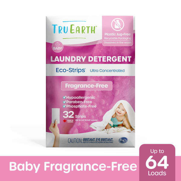 Laundry Tru Earth Laundry Detergent Eco-Strips, Baby Fragrance-Free hero