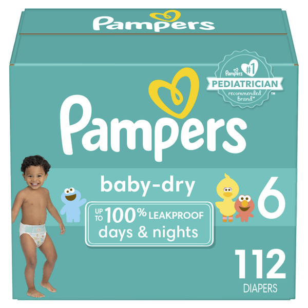 Diapers & Wipes Pampers Baby Dry Size 6 hero