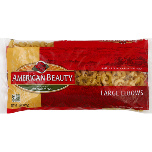 Dry Pasta American Beauty Elbows, Large hero