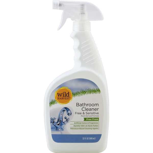 Cleaning Products Wild Harvest Bathroom Cleaner, Free & Sensitive hero