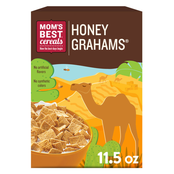 Cereal Mom's Best Honey Grahams Breakfast Cereal hero