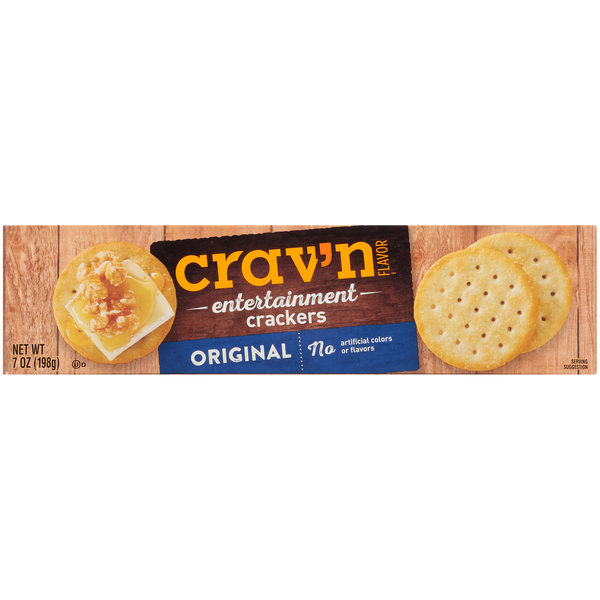 Crackers Crav'n Flavor Original Entertainment Crackers hero