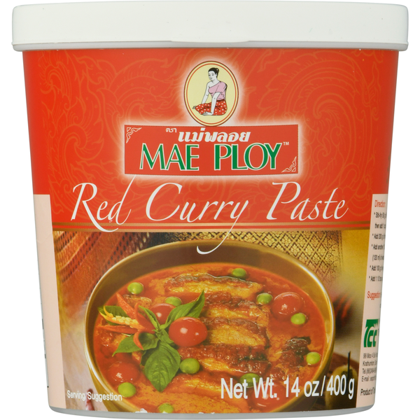 Asian Foods Mae Ploy Curry Paste, Red hero