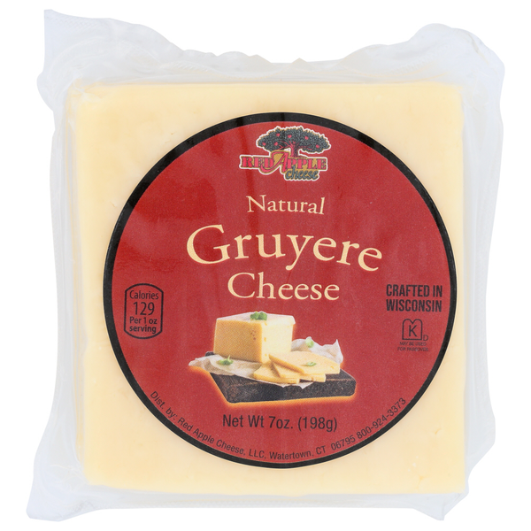 Specialty Cheeses Red Apple Cheese Gruyere Natural Cheese hero