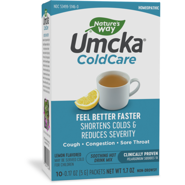 Cold, Flu & Allergy Nature's Way Cold Care, Hot Drink, Lemon Flavored hero