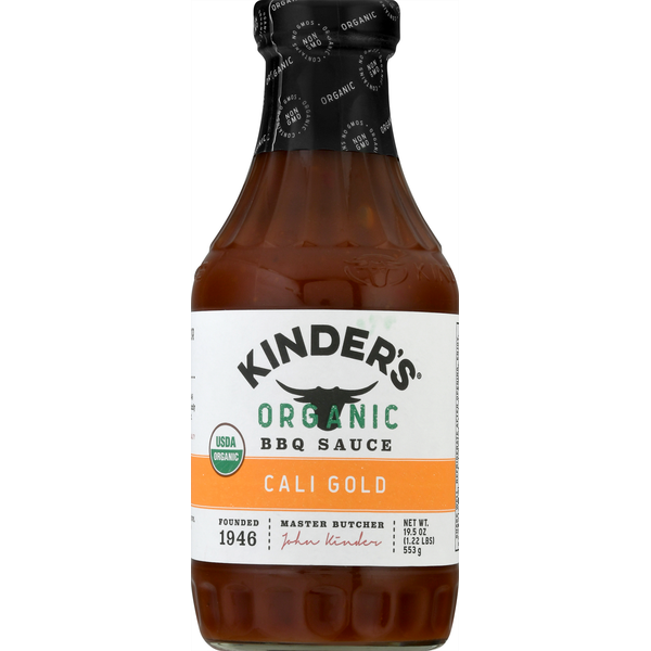 Marinades & Meat Preparation Kinder's BBQ Sauce, Organic, Cali Gold hero