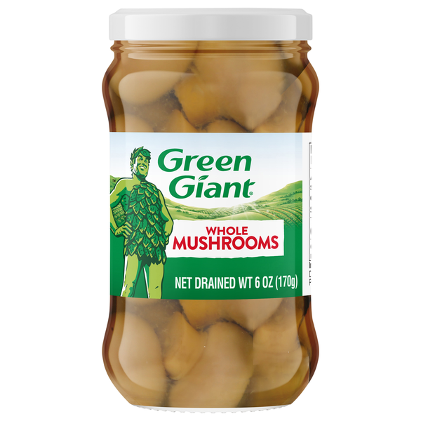 Canned & Jarred Vegetables Green Giant Whole Mushrooms hero