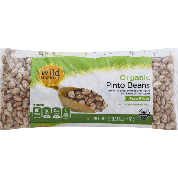 Canned Meals & Beans Wild Harvest Pinto Beans, Organic hero