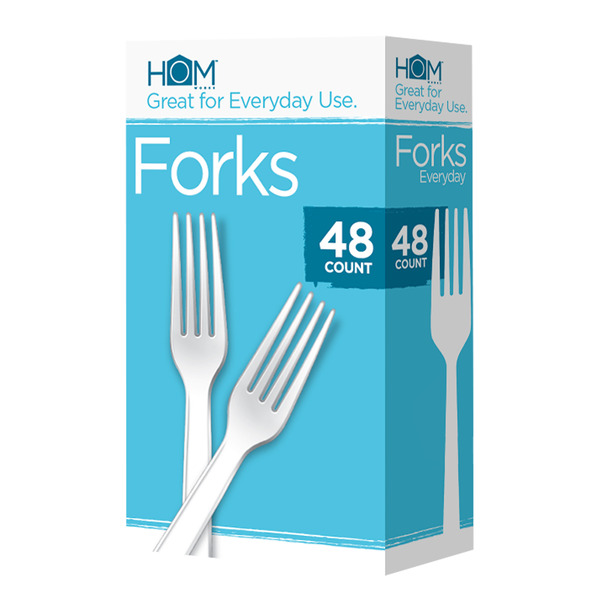 Kitchen Supplies HOMWorks Everyday Cutlery, Forks hero