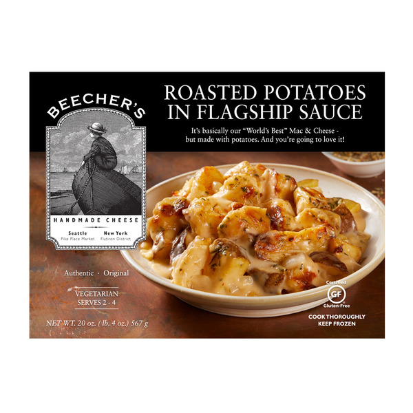 Beecher's Handmade Cheese Gluten Free Roasted Potatoes in Flagship Sauce hero