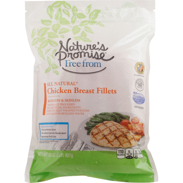 Frozen Meat Nature's Promise Chicken Breast Fillets, Boneless & Skinless hero