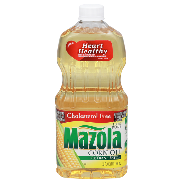 Oils & Vinegars Mazola Corn Oil, Cholesterol Free, 100% Pure hero