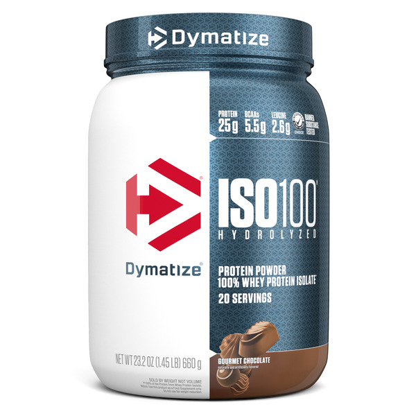 Vitamins & Supplements Dymatize, ISO100 Protein Powder, 25g Protein, Gourmet Chocolate, 20 Servings hero