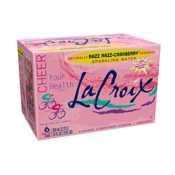 Water, Seltzer & Sparkling Water LaCroix Sparkling Water, Razz Razz-Cranberry hero