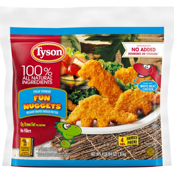 Tyson Family Pack Chicken Fun Nuggets hero