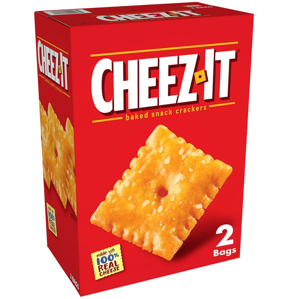 Crackers Cheez-It Cheese Crackers, Baked Snack Crackers, Lunch Snacks, Original hero