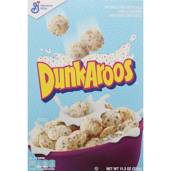 Cereal General Mills Dunkaroos Cereal, Vanilla Flavored hero