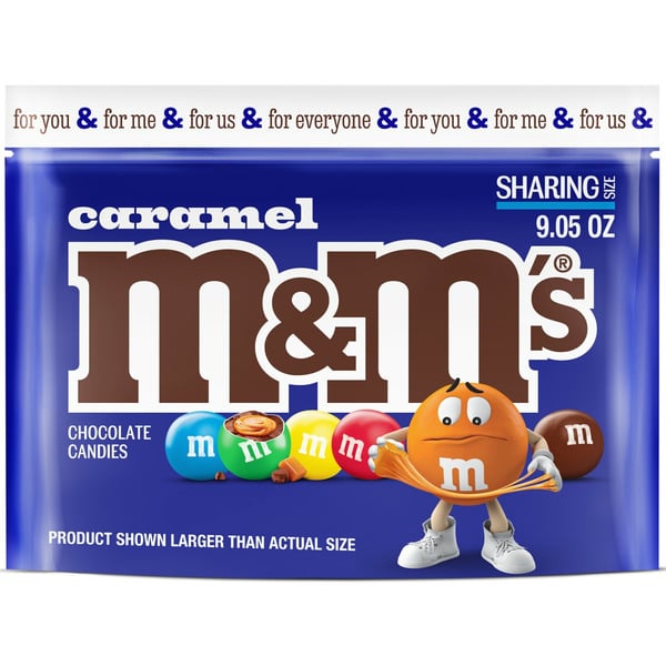 M&M's Caramel Milk Chocolate Candy Sharing Size hero