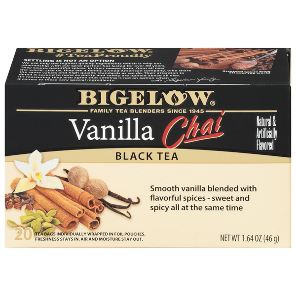 Tea (Loose, Bags and Pods) Bigelow Vanilla Chai Black Tea hero