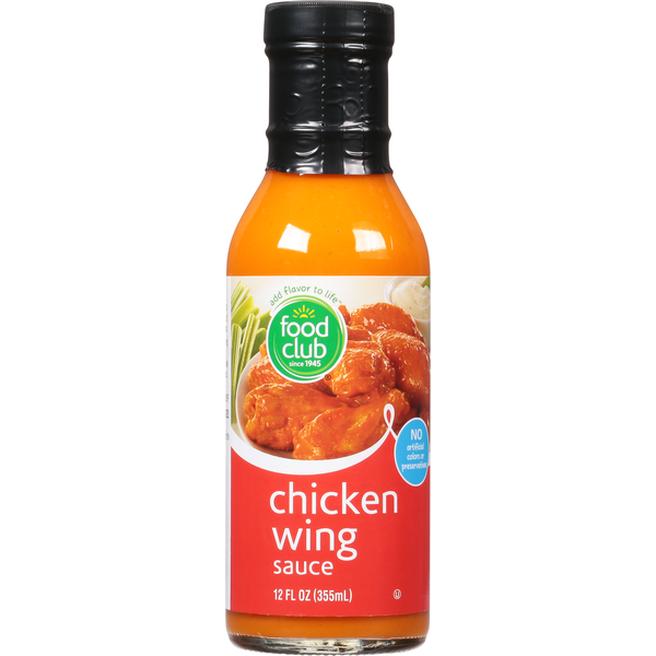 Condiments Food Club Sauce, Chicken Wing hero