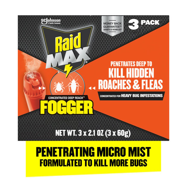 Pest Control Raid® Max Concentrated Deep Reach Fogger hero