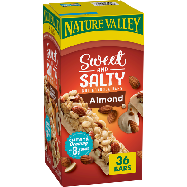 Granola Nature Valley Almond Sweet and Salty Granola Bars hero