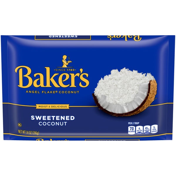 Baking Ingredients Baker's Sweetened Angel Flake Coconut hero