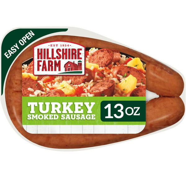 Hot Dogs, Bacon & Sausage Hillshire Farm Turkey Smoked Sausage hero