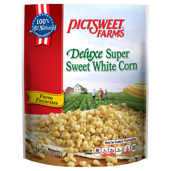 Frozen Produce Pictsweet Farms Farm Favorites Deluxe Super Sweet White Corn hero