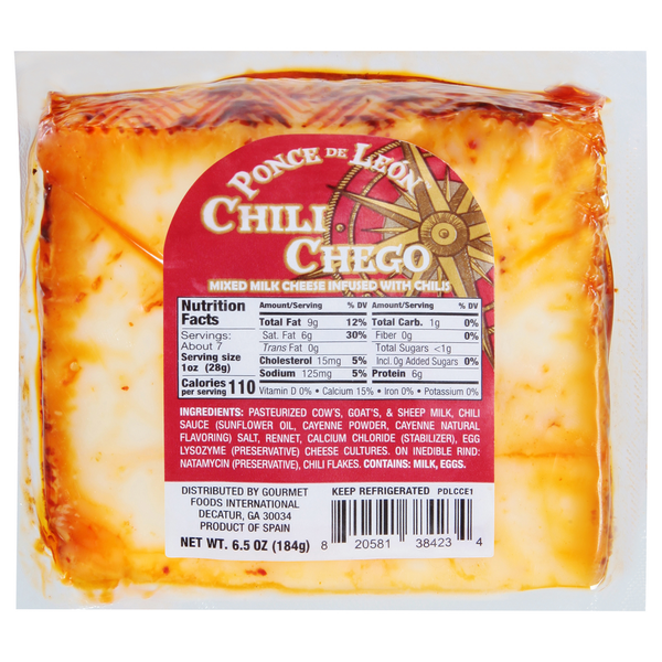 Specialty Cheeses Ponce de León Cheese, Chili Chego hero