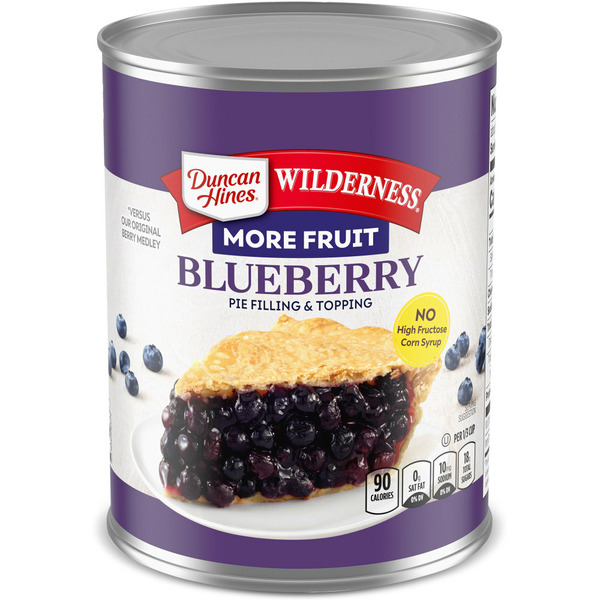 Baking Ingredients Duncan Hines Wilderness Blueberry Pie Filling & Topping hero