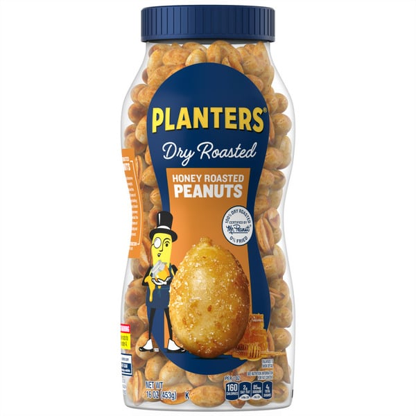 Nuts, Seeds & Dried Fruit Planters Dry Honey Roasted Peanuts hero