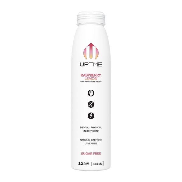 Energy & Sports Drinks UPTIME Energy Drink UPTIME Raspberry Lemon, Zero Sugar, Natural Caffeine hero