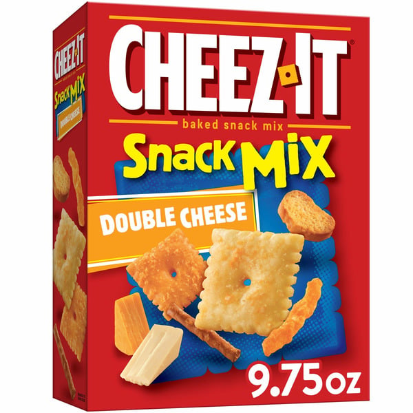 Crackers Cheez-It Snack Mix, Lunch Snacks, Double Cheese hero