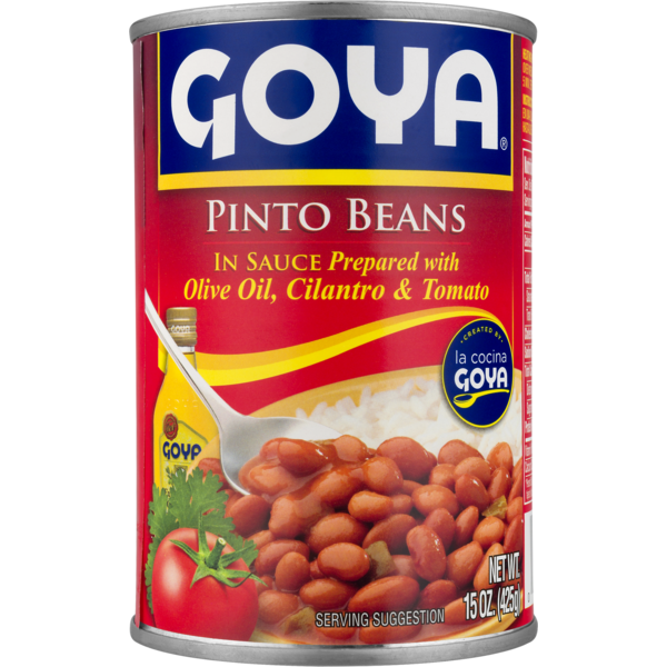 Latino Foods Goya Pinto In Sauce Beans hero