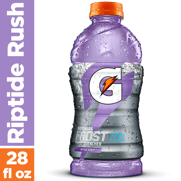 Energy & Sports Drinks Gatorade Frost Thirst Quencher Riptide Rush 28 Fl Oz hero