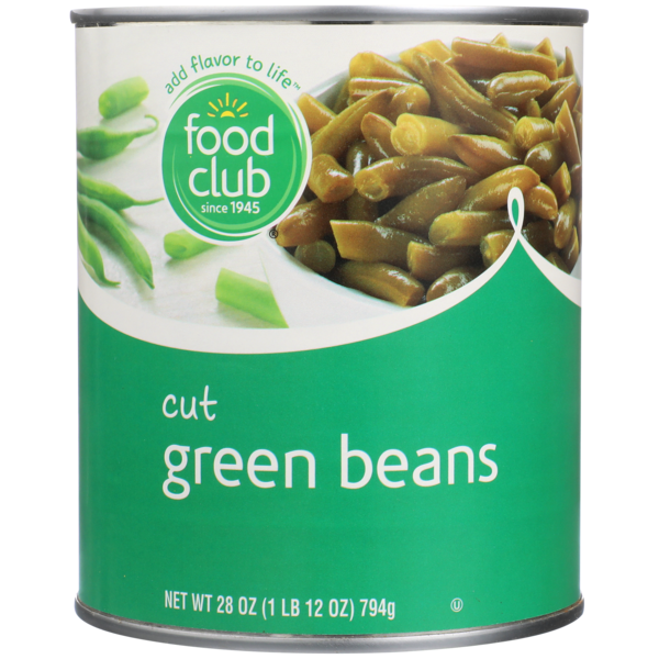 Canned & Jarred Vegetables Food Club Cut Green Beans hero