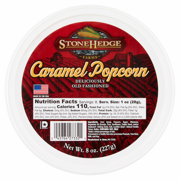 Popcorn & Jerky Stonehedge Farms Caramel Popcorn hero